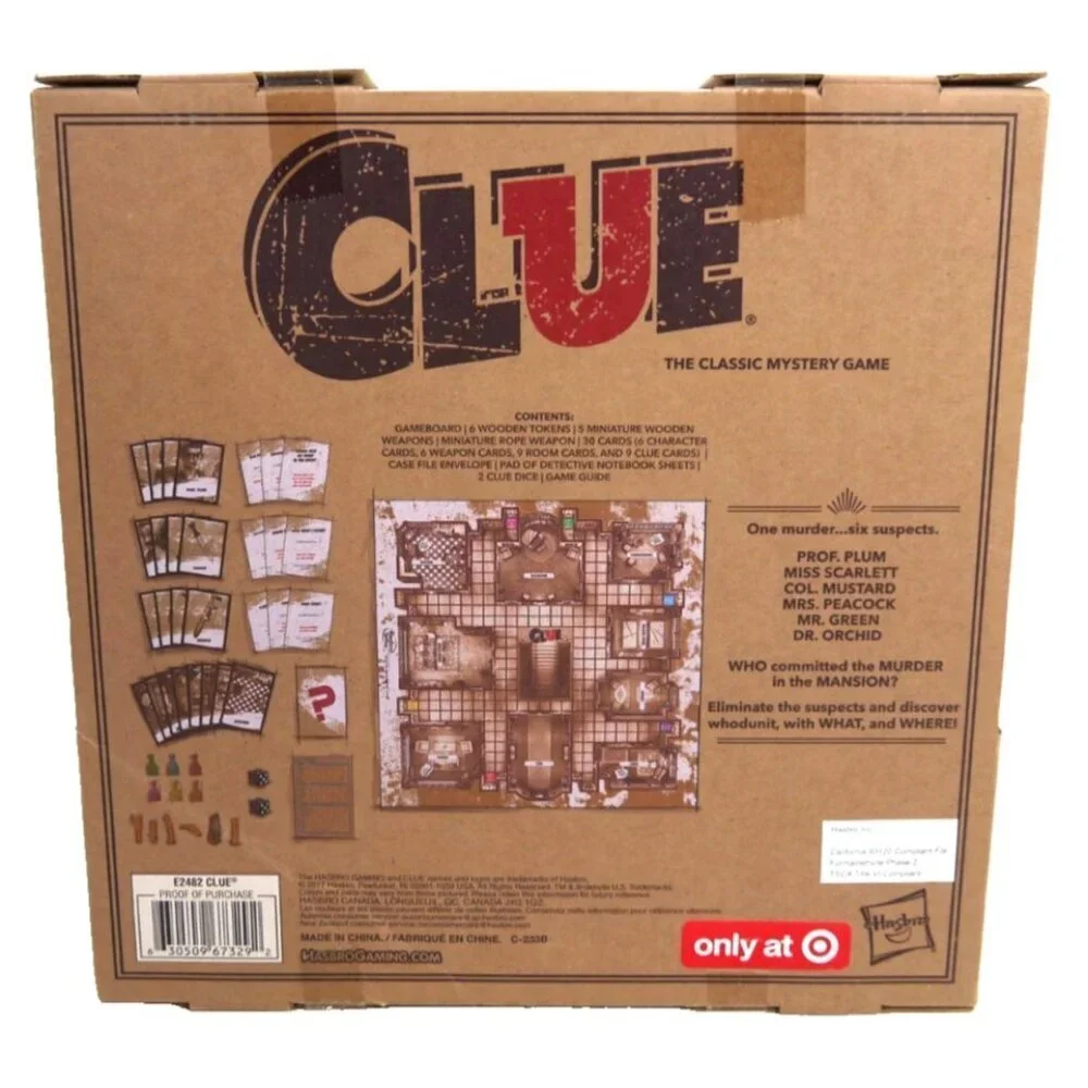 Hasbro clue classic